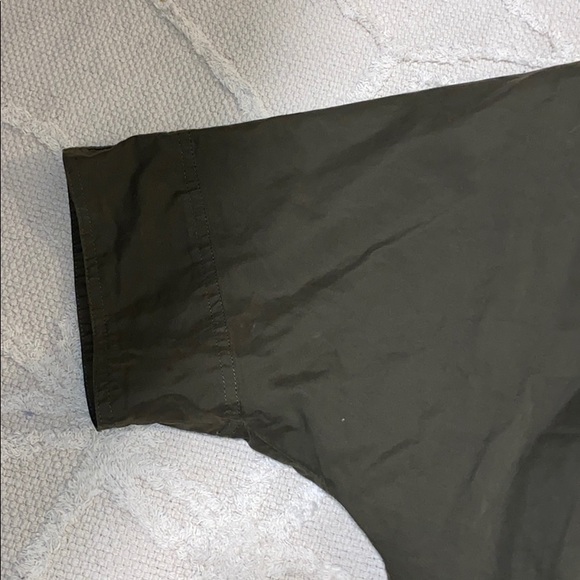 Green 3/4 length sleeve baggy jacket. - Picture 4 of 4